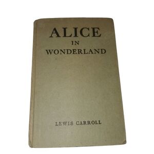 1930's Alice In Wonderland Book